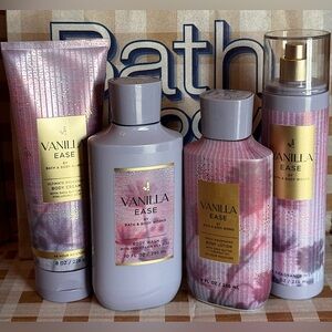 NEW B&BW Vanilla Ease 4 PIECE FULL SIZE SET Lavender Vanilla